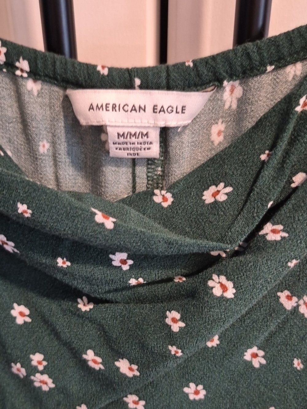 American Eagle Outfitters - Dark Green Floral Maxi Dress - Picture 3 of 5